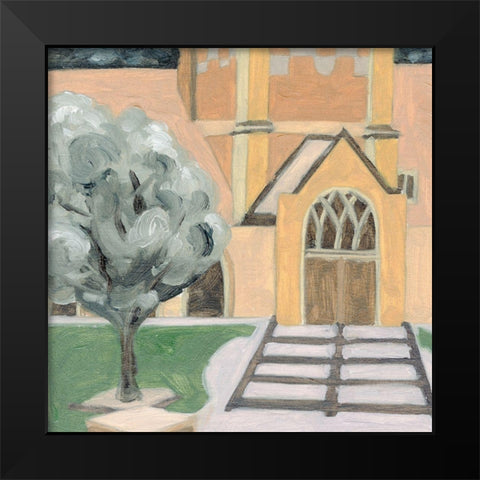 Fall Semester I Black Modern Wood Framed Art Print by Wang, Melissa