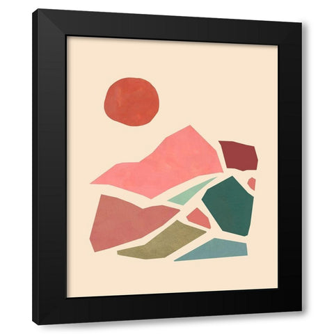 Tectonic Guide I Black Modern Wood Framed Art Print with Double Matting by Green, Jacob