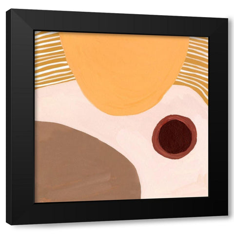 Desert Sun IV Black Modern Wood Framed Art Print with Double Matting by Wang, Melissa