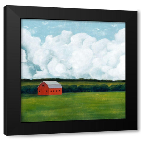 Lone Barn I Black Modern Wood Framed Art Print by Popp, Grace