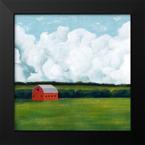 Lone Barn I Black Modern Wood Framed Art Print by Popp, Grace