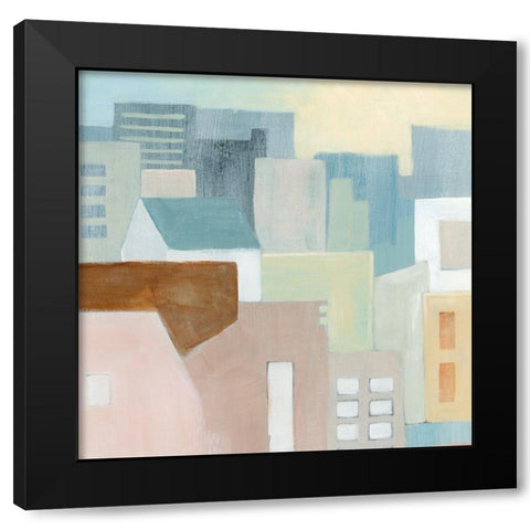 Eastside I Black Modern Wood Framed Art Print with Double Matting by Popp, Grace