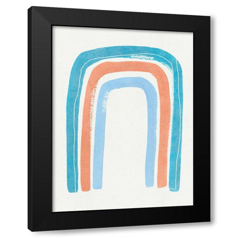 Stand Still I Black Modern Wood Framed Art Print with Double Matting by Wang, Melissa