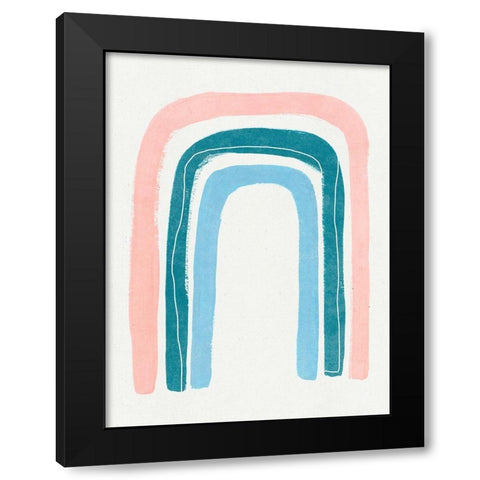 Stand Still II Black Modern Wood Framed Art Print with Double Matting by Wang, Melissa