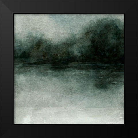 Smoky Landscape I Black Modern Wood Framed Art Print by Caroline, Emma