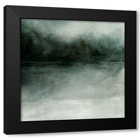 Smoky Landscape II Black Modern Wood Framed Art Print by Caroline, Emma