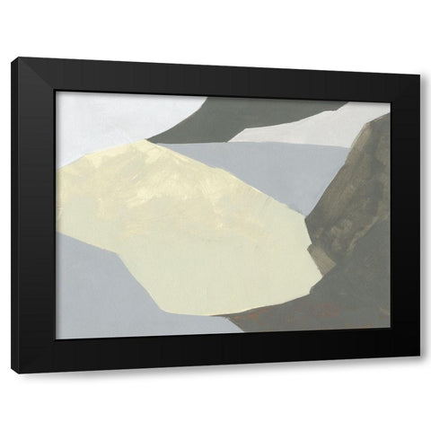 Landscape Composition II Black Modern Wood Framed Art Print with Double Matting by Green, Jacob