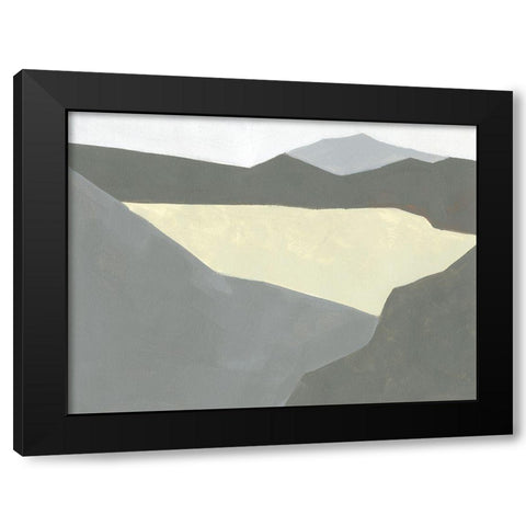 Landscape Composition IV Black Modern Wood Framed Art Print by Green, Jacob