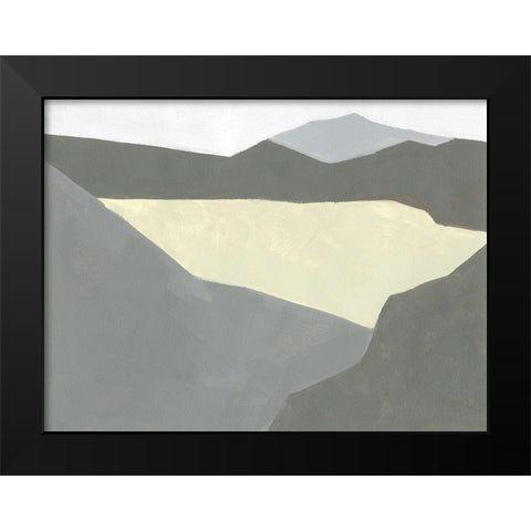 Landscape Composition IV Black Modern Wood Framed Art Print by Green, Jacob