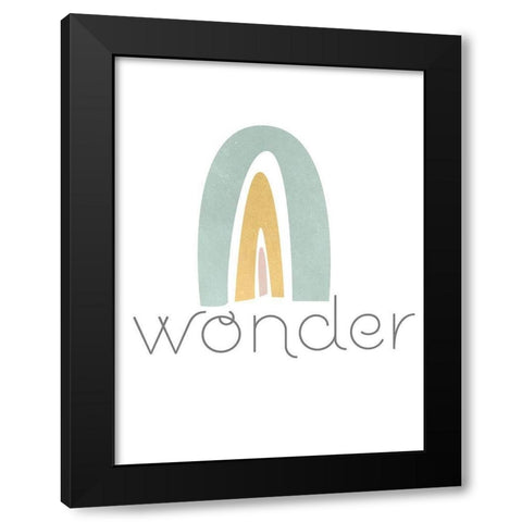Rainbow Play III Black Modern Wood Framed Art Print by Fagalde, Jarman