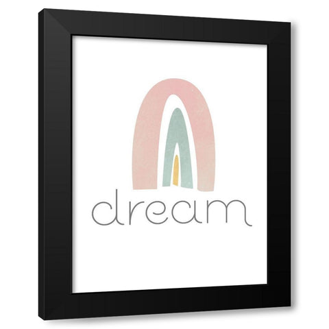 Rainbow Play IV Black Modern Wood Framed Art Print by Fagalde, Jarman