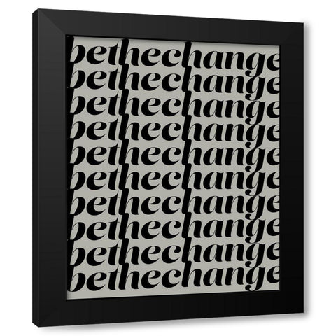 Positively II Black Modern Wood Framed Art Print by Fagalde, Jarman