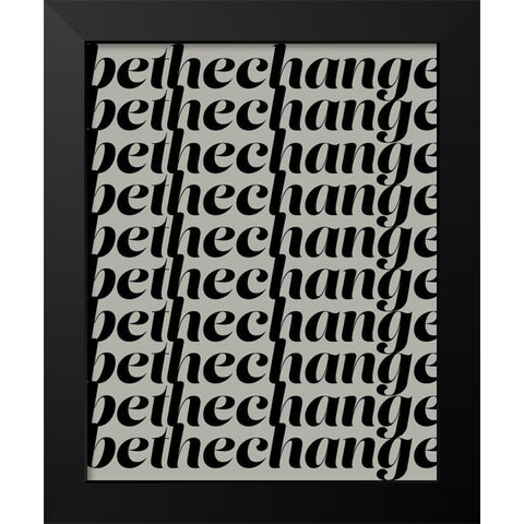 Positively II Black Modern Wood Framed Art Print by Fagalde, Jarman