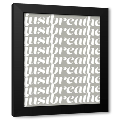 Positively III Black Modern Wood Framed Art Print with Double Matting by Fagalde, Jarman