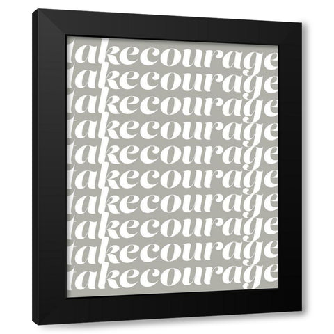 Positively IV Black Modern Wood Framed Art Print by Fagalde, Jarman