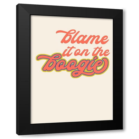 Oh Baby I Black Modern Wood Framed Art Print with Double Matting by Hambly, Anna