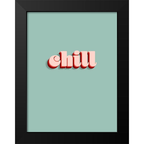 Slang IV Black Modern Wood Framed Art Print by Hambly, Anna