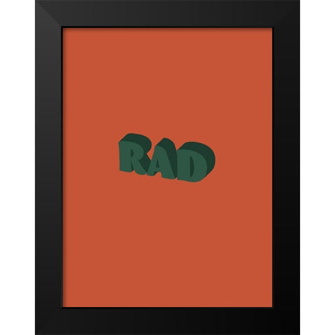 Slang VII Black Modern Wood Framed Art Print by Hambly, Anna