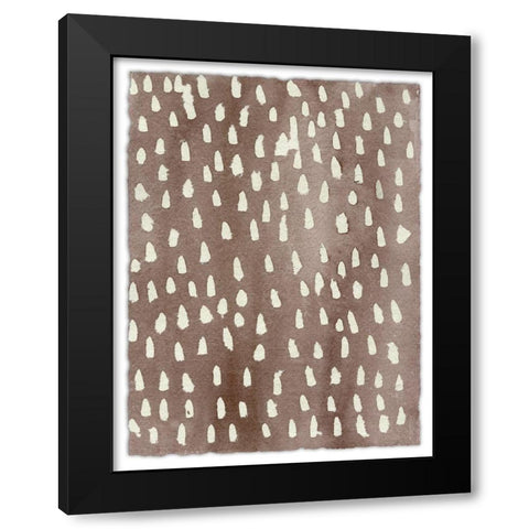 Ancestral Marks IX Black Modern Wood Framed Art Print by Moore, Regina