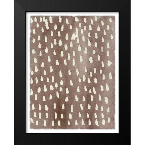 Ancestral Marks IX Black Modern Wood Framed Art Print by Moore, Regina