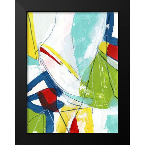 Camera Shy I Black Modern Wood Framed Art Print by Vess, June Erica