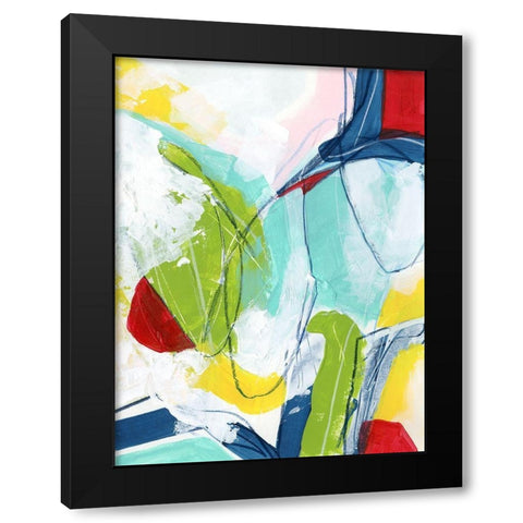 Camera Shy III Black Modern Wood Framed Art Print by Vess, June Erica