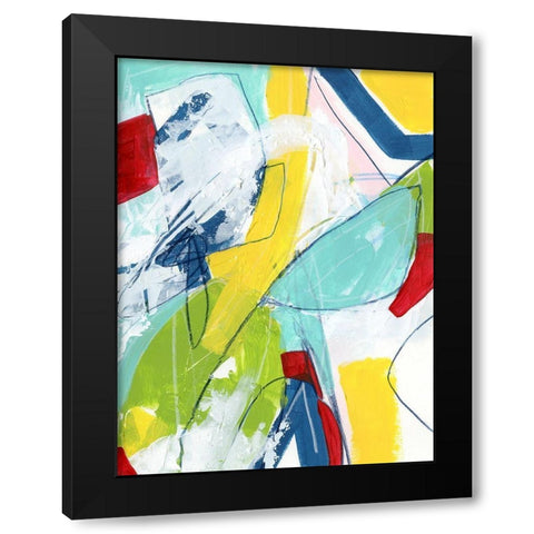 Camera Shy IV Black Modern Wood Framed Art Print with Double Matting by Vess, June Erica