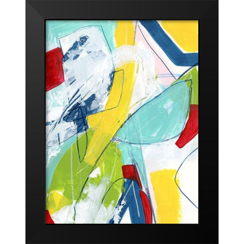 Camera Shy IV Black Modern Wood Framed Art Print by Vess, June Erica