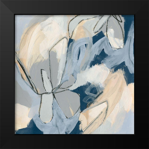 Blossom and Bliss IV Black Modern Wood Framed Art Print by Vess, June Erica