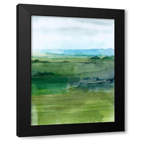 Jewel Tone Terrain II Black Modern Wood Framed Art Print by Popp, Grace