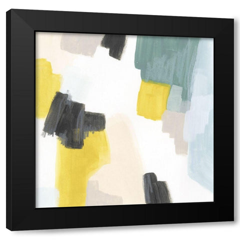 Dapple I Black Modern Wood Framed Art Print by Vess, June Erica