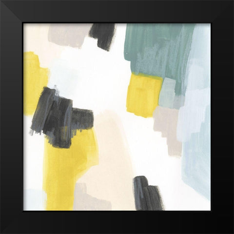 Dapple I Black Modern Wood Framed Art Print by Vess, June Erica