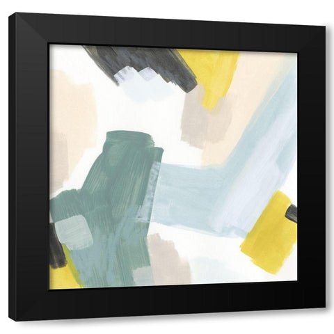 Dapple III Black Modern Wood Framed Art Print by Vess, June Erica