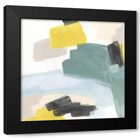 Dapple IV Black Modern Wood Framed Art Print with Double Matting by Vess, June Erica