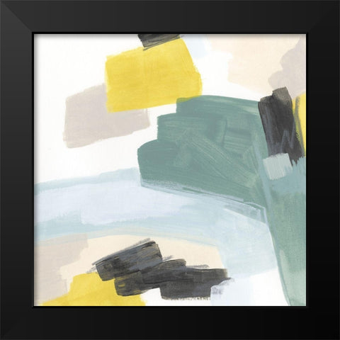 Dapple IV Black Modern Wood Framed Art Print by Vess, June Erica