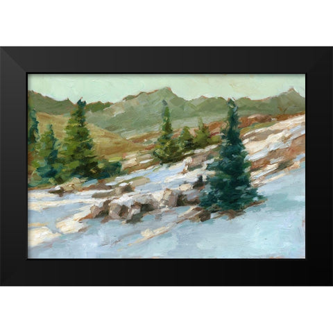 Spring Thaw II Black Modern Wood Framed Art Print by Harper, Ethan