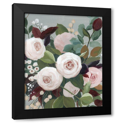 Bohemian Blooms II Black Modern Wood Framed Art Print by Popp, Grace