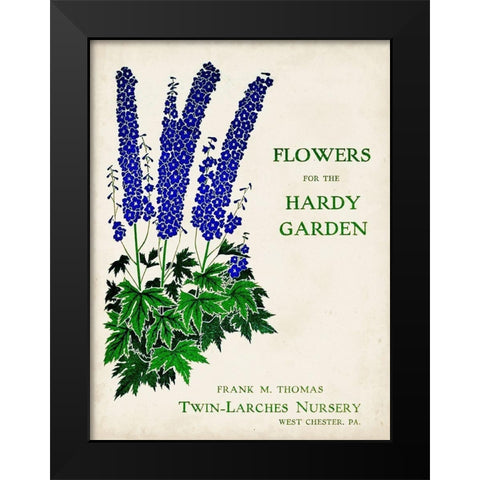 Antique Seed Packets II Black Modern Wood Framed Art Print by Unknown
