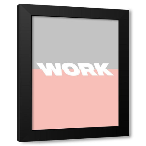 Yas II Black Modern Wood Framed Art Print with Double Matting by Hambly, Anna