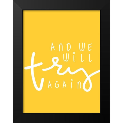 Sun II Black Modern Wood Framed Art Print by Hambly, Anna