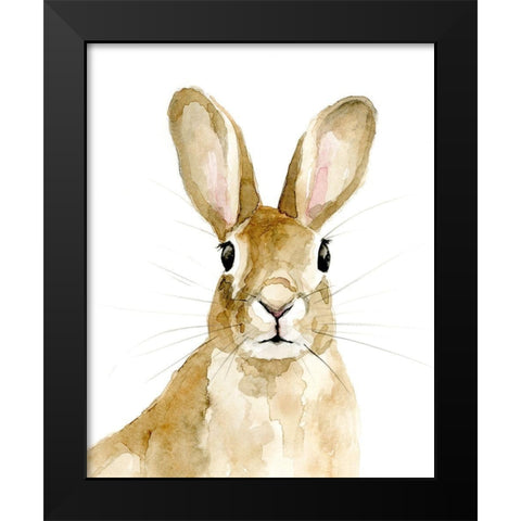 Bunn I Black Modern Wood Framed Art Print by Barnes, Victoria