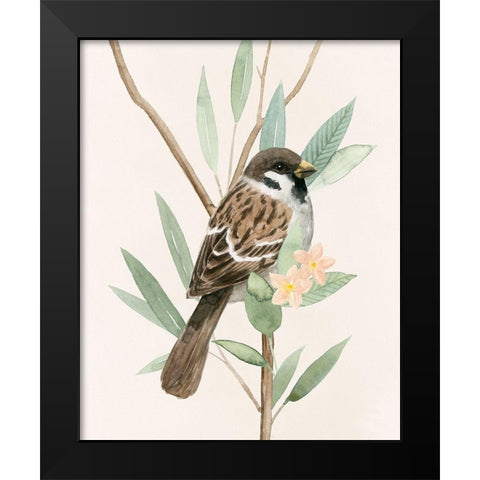 Tree Toppers II Black Modern Wood Framed Art Print by Popp, Grace