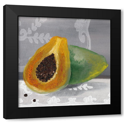 Lauras Harvest II Black Modern Wood Framed Art Print by Ludwig, Alicia