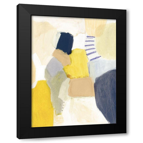 Trove I Black Modern Wood Framed Art Print with Double Matting by Barnes, Victoria