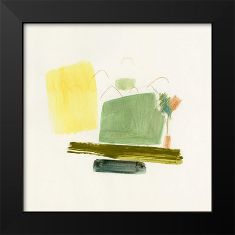 Carto II Black Modern Wood Framed Art Print by Barnes, Victoria