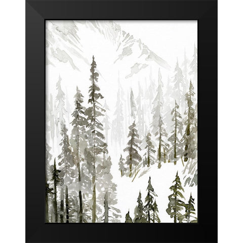 Continental Divide I Black Modern Wood Framed Art Print by Green, Jacob