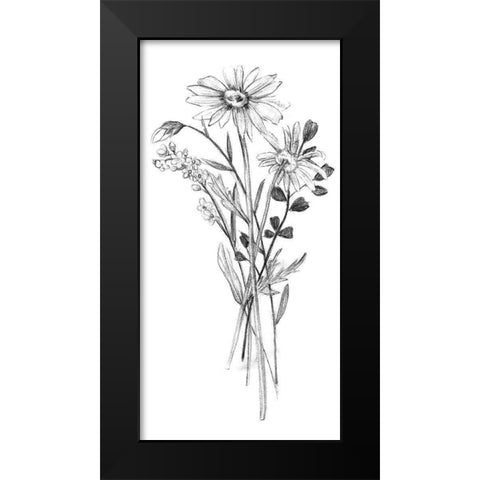 Hiding I Black Modern Wood Framed Art Print by Wang, Melissa