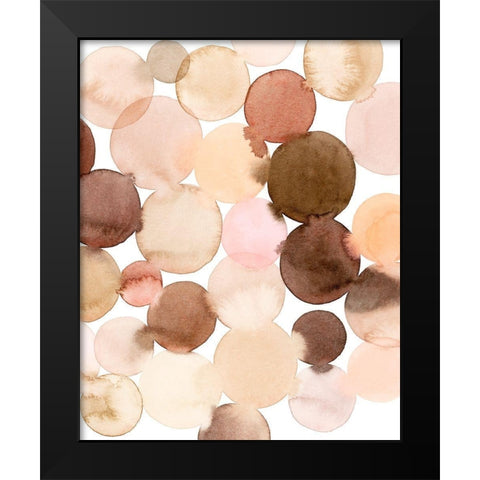 Speckled Clay I Black Modern Wood Framed Art Print by Popp, Grace