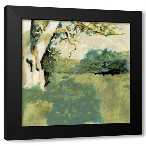 Sun Patch I Black Modern Wood Framed Art Print with Double Matting by Barnes, Victoria