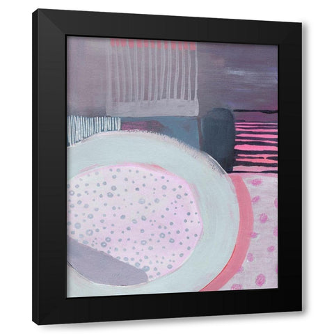 Gigabyte II Black Modern Wood Framed Art Print by Popp, Grace